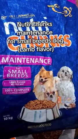 healthy dog food for your dog🗑️👈  #nutrichunks  #dogfood #smallbreeddogs #smallbreeddogfood #lambflavor dog food #fyptiktok #adultdogfood  #viralfyp #trendingtiktok  #fyptrending #vedioviral 