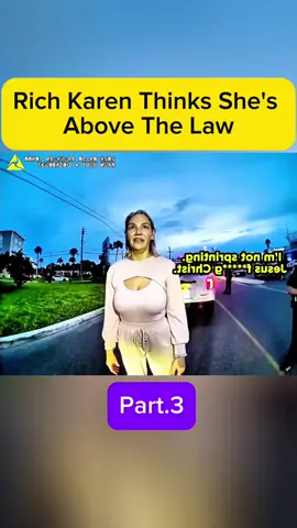 Part.3/ Rich Karen Thinks She's Above The Law. #cops #police #policeofficer #crime 