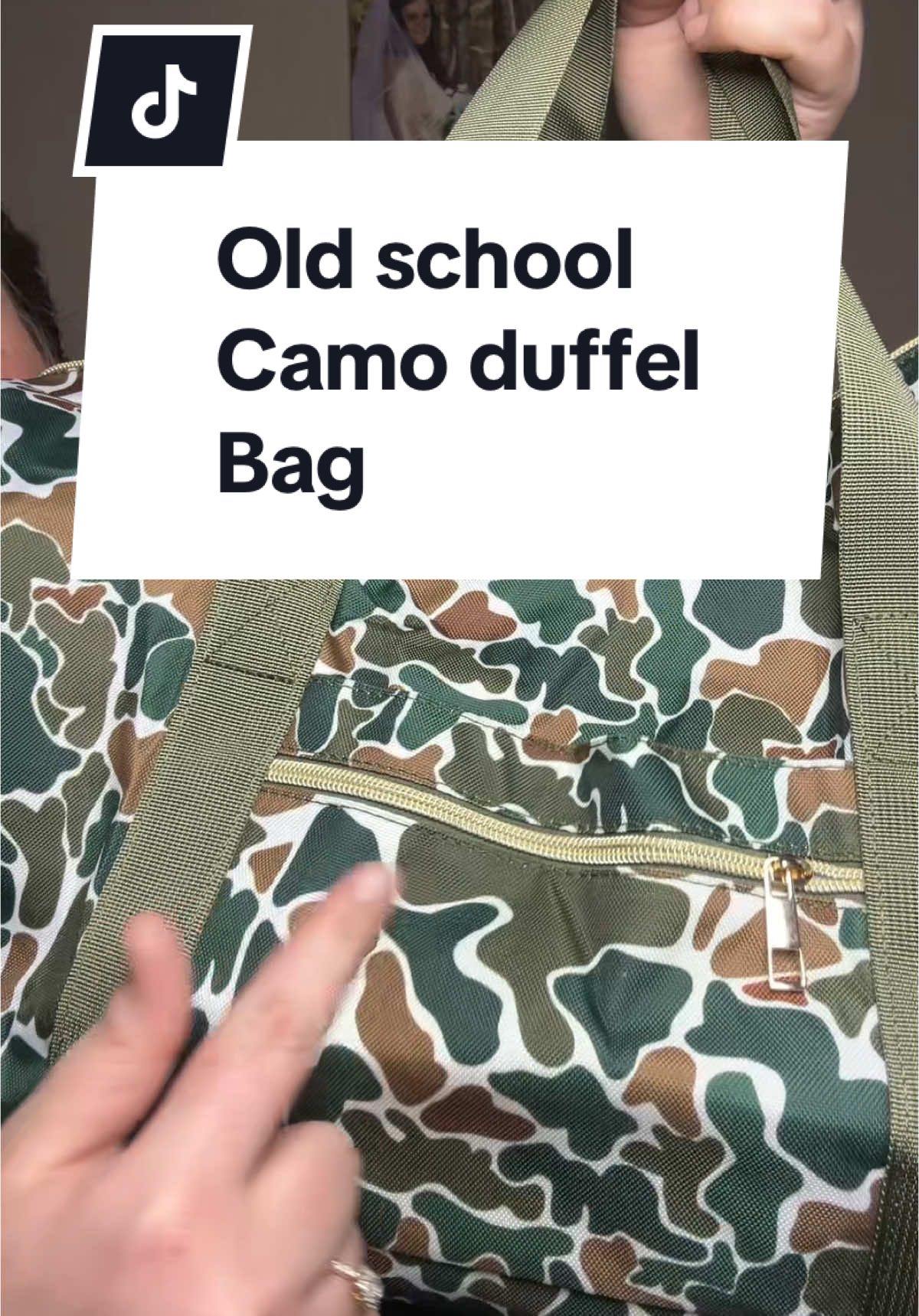 Old school camouflage duffle bag !! Send to all your camo loving friends!! #camo #camouflage #oldschoolcamo #dufflebag #bag #suitcase #lakelife #bluecollar #teenboy #moms #momma #southernmomma #hunting #country #countryboy #countrygirl #huntingtok #huntingtiktok #bluecollarboys #momofboys #tiktokshopspringglowup #springtok #tiktokshopmothersday #tiktokshopmemorialday #ttsdelightnow #ttslevelup #TTfest #ttshome #giftguide #tiktokshoprestock #southernmen 