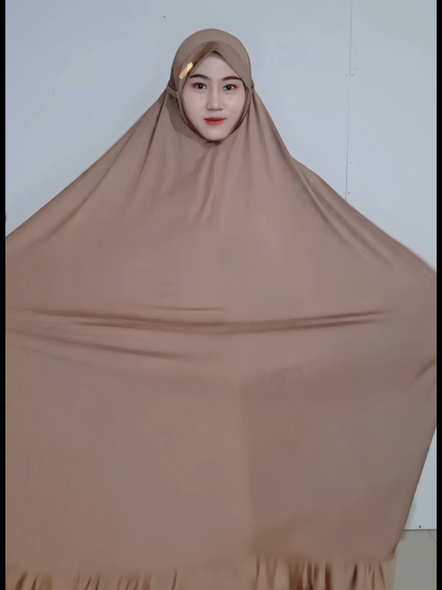 superjumboo dan pling suka bisa nutupin pipi tembem#fyp #murah #mukenamewah #mukenajersey 