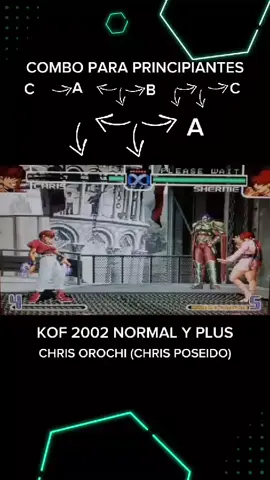 #thekingoffighters2002 #combos #kof2002 #kof #orochi #hakkessu #thekingoffighters #chris #shermie como hacer combo para principiantes con Chris Orochi o Chris loco