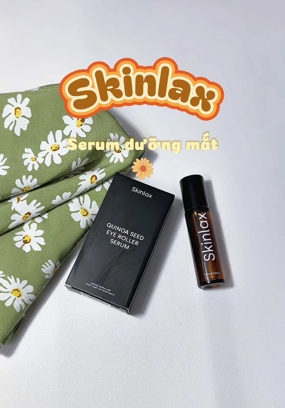 👀 Serum dưỡng mắt Skinlax - Bí quyết xoá tan quầng thâm! ✨ #skinlax #serummat #giamtham #skincare #xuhuong 