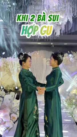 Khi hai bà Sui hợp gu thì sẽ như thế này! #suigiahopgu #aodaihuonghanoi #aodaicuoi #aodaihuonghanoi
