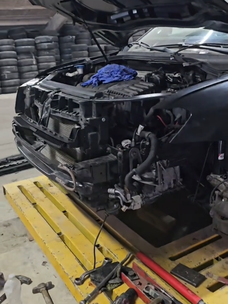 проведуем наш volkswagen tiguan на рихтовке#creatorsearchinsights #автосша 