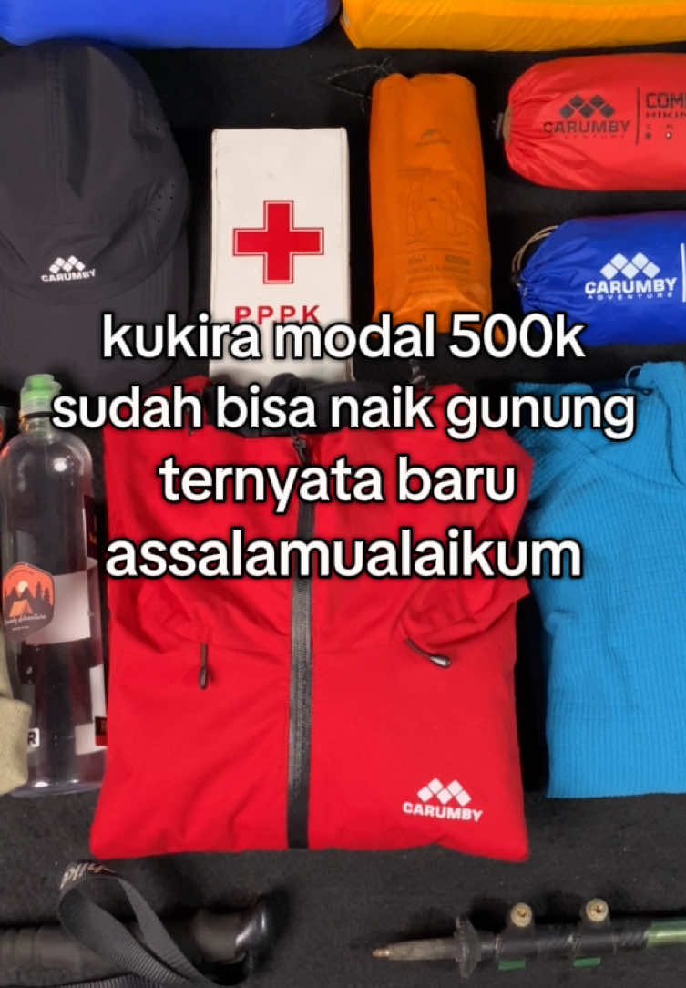 Modal gear pendakian memang wow 🥶 . . #carumby #celanacarumby #pendakigunung #carumbyadventure #celanagunungsambung #jaketcarumby #carumbyjacket #mount #mountain #gunungindonesia 
