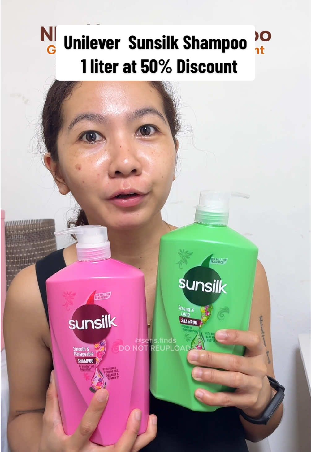 Grabe yung 50% discount ni Sunsilk #sunsilk #sunsilkshampoo #shampoo #unilever #sunsilkph #sunsilksmoothandmanageable #sunsilklongandstrong #serisfinds #buy1take1shampoo 