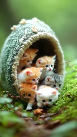 Everything small is cute ❤️🦉🐈 #aiart #aianimation #viral #fantasy #cute #animal #relaxing #adventure #kitten #cat 