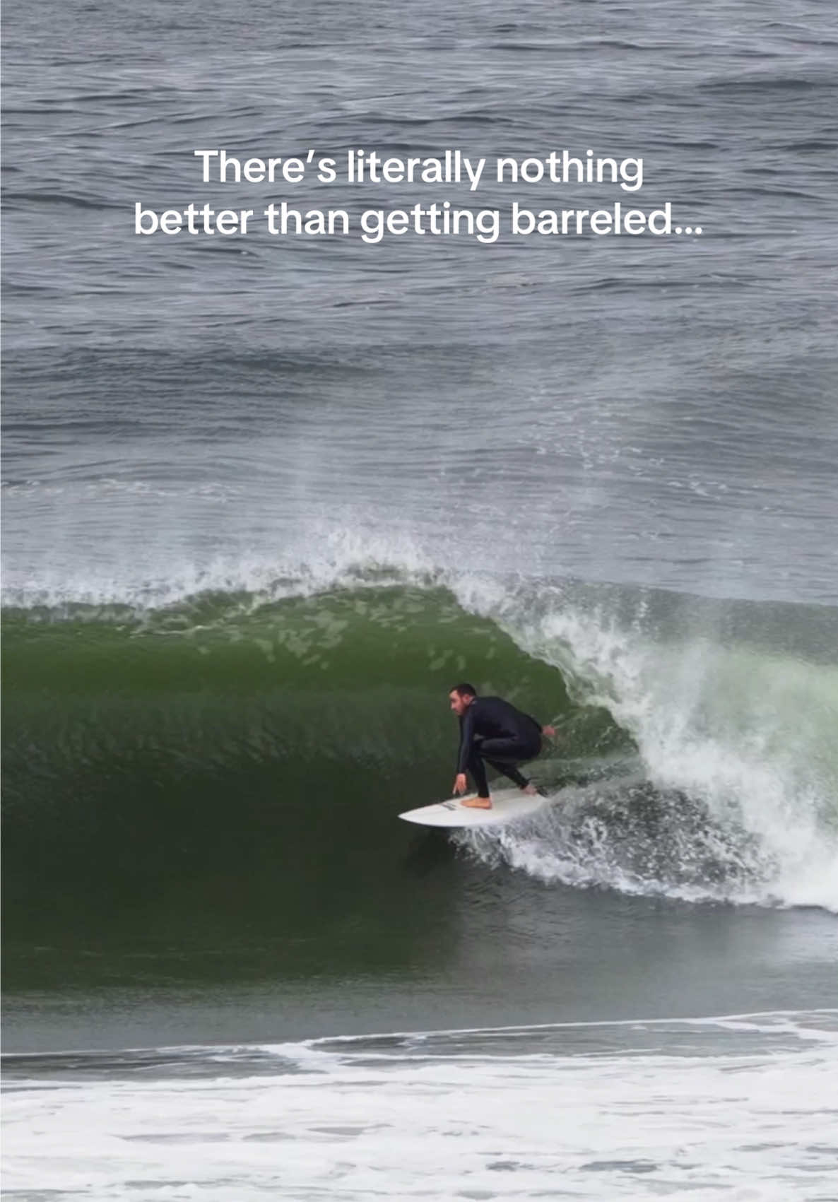 Getting barreled is the best feeling on the planet for a surfer 🌊 #fyp #foryou #waves #surf #surfing #bigwaves #surfing #surftok #swell #massivewaves #ocean #barrel 