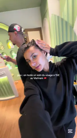 vraiment 10/10 ce soin visage à Hanoï 🇻🇳 (insta : @aliaaxb) 