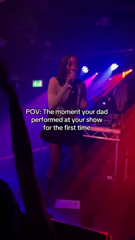 a moment I will NEVER forget ❤️ #liveshow #daddysgirl #jerseyclub #fyp  