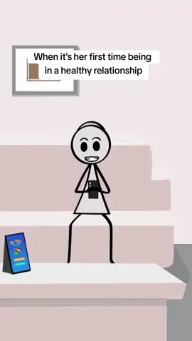 SC:@Julio Portillo When it's her first time being in a healthy relationship😀 #blockblast #dating #Relationship #girlfriend #boyfriend #fyp #funnytiktok #breakup #foryoupage❤️❤️ #viral_video 