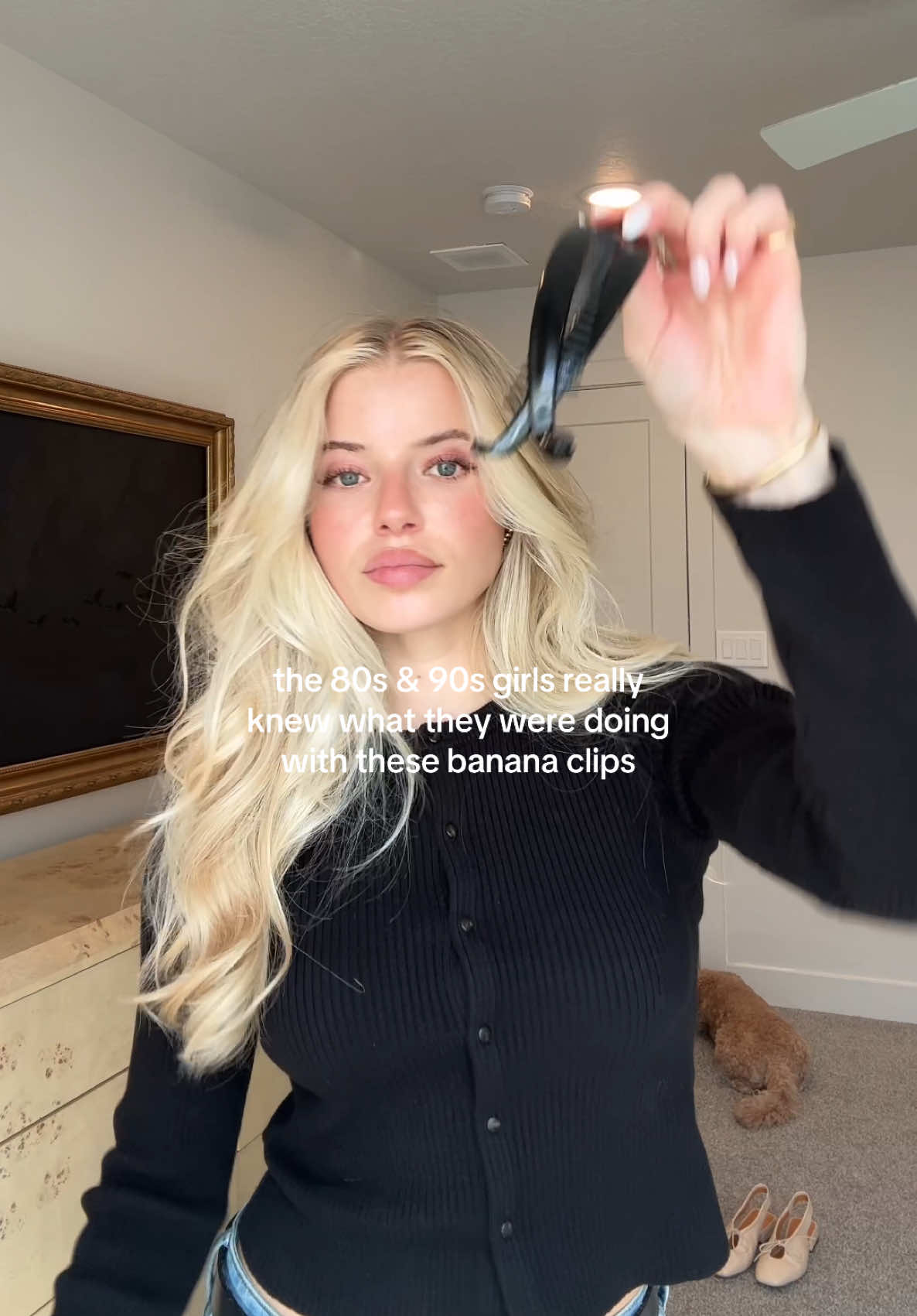 Fr this should be my everyday hairstyle it EATSSSS #bananaclip #clawclip #hairclip #bananacliptutorial #hairhowto #80shair #90shair 
