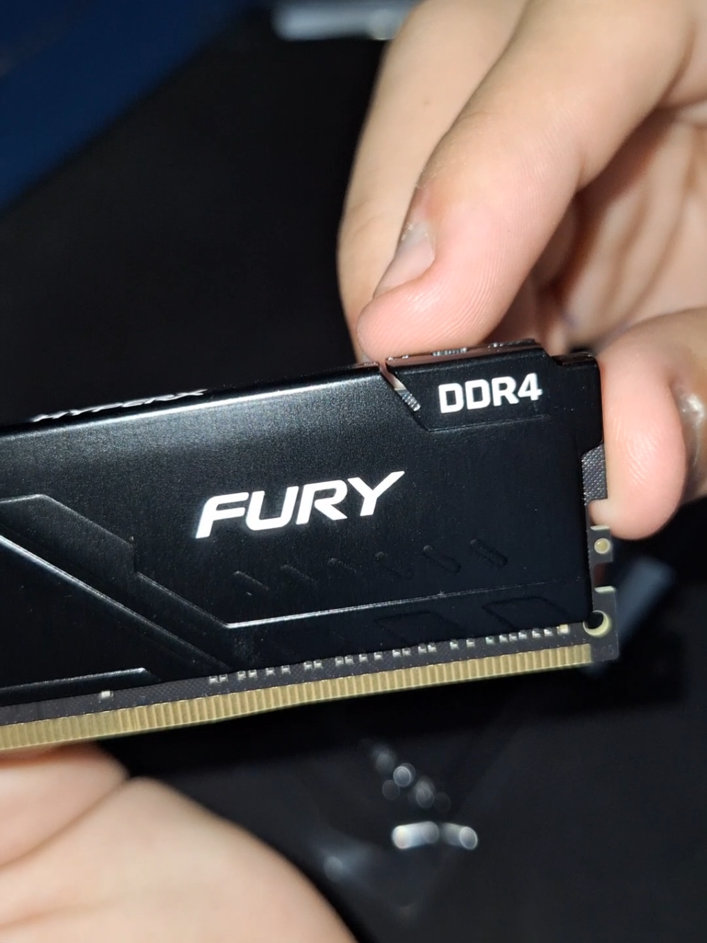 Uograde de memória :)  #memory #memoria #ram #memoriaram #ddr4 #correios #aliexpress #hyperx  #fury 