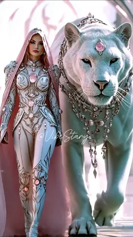 Celestial Elegance & Wild Power 🌸✨ A warrior and her mystical panther walk together in an ethereal dance of grace and strength. Their presence commands the unseen forces of a divine realm. #MysticalCompanion #EtherealWarrior #CelestialGuardian #EpicAesthetic #FantasyVisuals #AIArt #4KReels #DreamlikeFantasy #PantherPower #DivineElegance