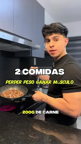 2 comidas para perder peso y ganar músculo #recetassaludables #proteina #proteinaanimal #recetas #carnemolida #huevos #desayunosaludable #comidasaludable 