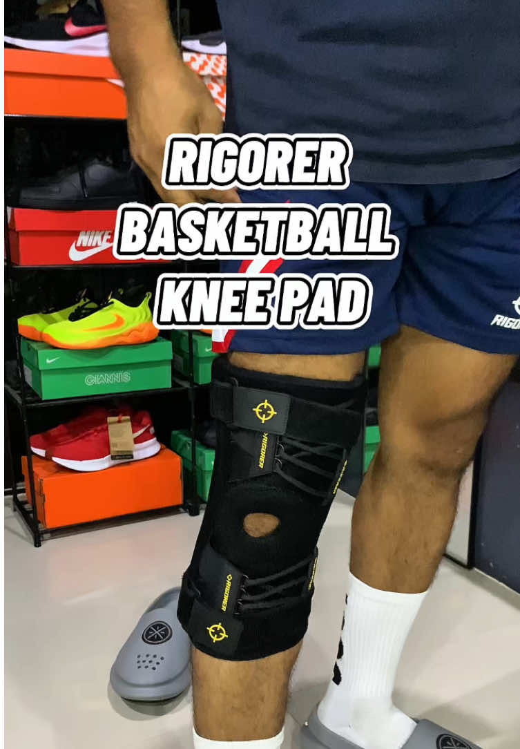 THE NEW RIGORER BASKETBALL KNEE PAD #asmr #rigorerbasketball #austinereeves #lakers #basketball #fyp #kneepads @RIGORER Sport 