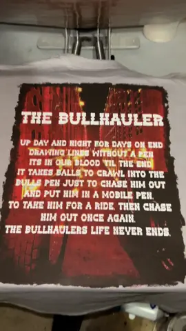The Bullhauler Poem shirt, one of our favorites and newest in the store. Grab yours today! Link in bio to shop😎#truckerlife #bullhauler #bullhaulershit #bullhaulerpoem #cowtruckin 