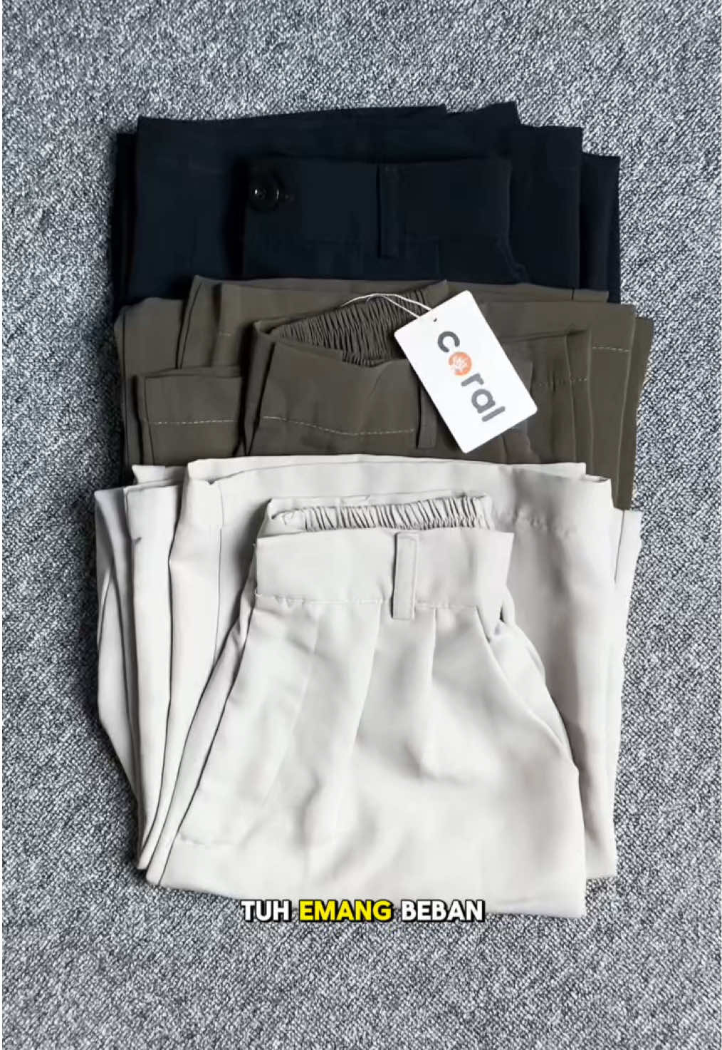 Loosepants anti kusut beli disini ya #loosepants #celanaantikusut #loosepantstrousers #celanahighwaist 