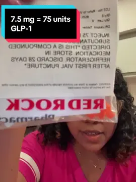 If you are on 7.5 inject 75 units out of 100  #glp1 #weightloss #fyp #compoundedtirzepatide #tirzepatide 