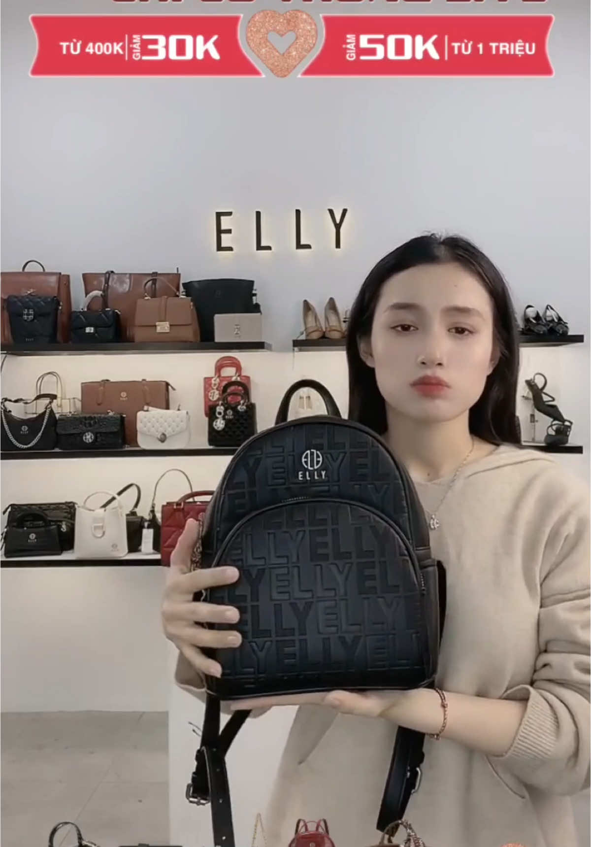 Tham gia ngay các phiên livestream của nhà ELLY để săn được deal giá hời cùng voucher chỉ dành riêng cho live nhé!!! #elly #thoitrangelly #ellyvietnam #livestream #phukienthoitrang #balo #balonu 