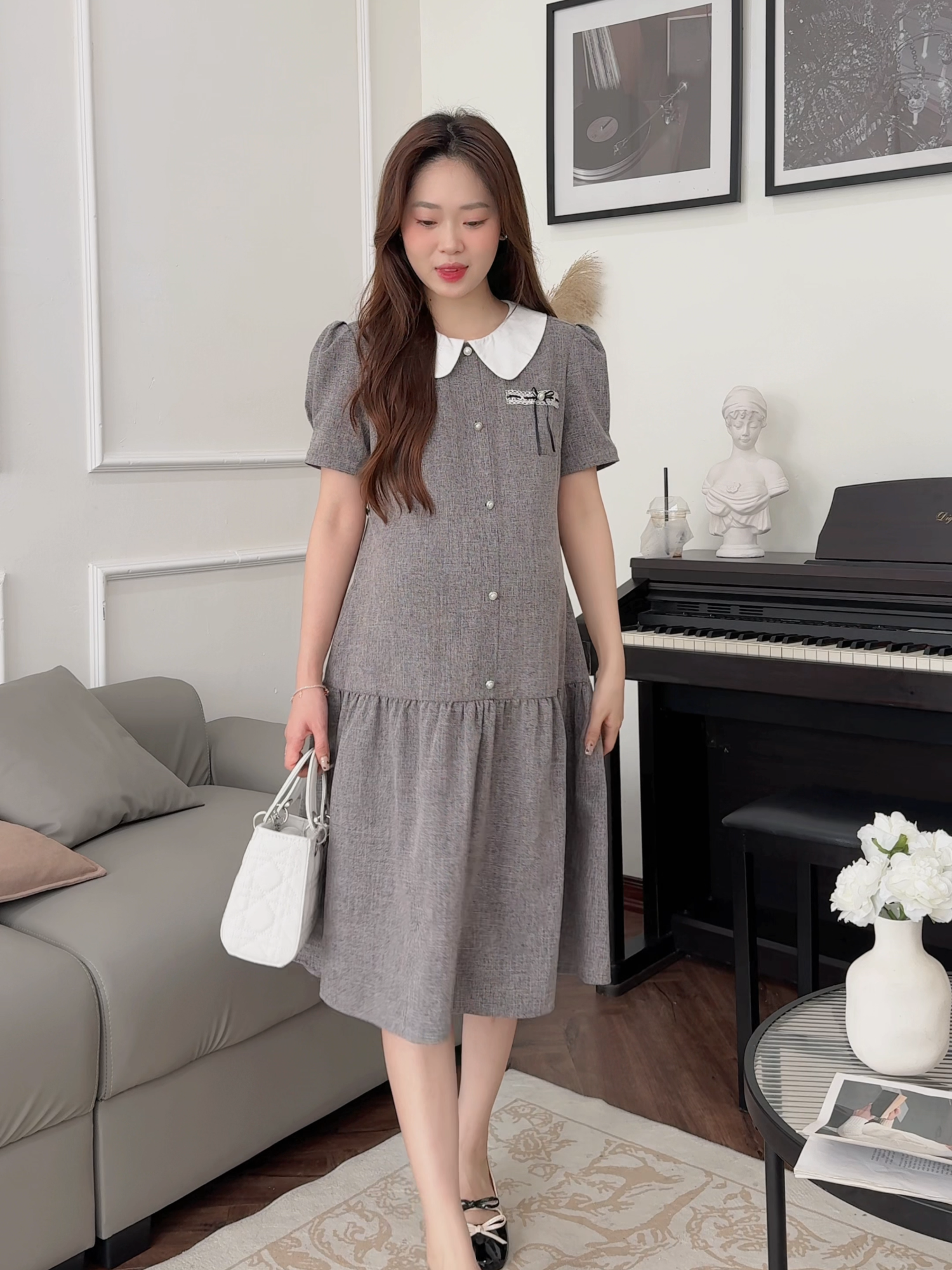 Xinh iu, sang trọng cho mẹ bầu diện phố #dambaucongso #dambaulymmom #dambauxinh