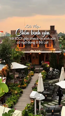 Tiệm cà phê cứ ngỡ như ở Đà Lạt với 1001 góc check-in xinh xắn 🍃🌷 #caphegovap  #cafe #coffee #vietnam #caphesaigon #saigon #fyp #bacxiunee #bacxiudichoi