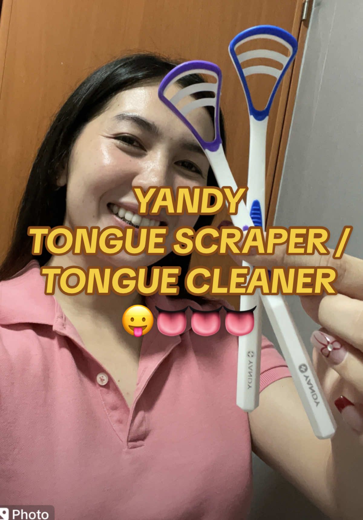 Bad breath ka ba? Try mong gamitin ito!  #tonguecleaner #tonguescraper #badbreath #oralcare #oralhygiene 