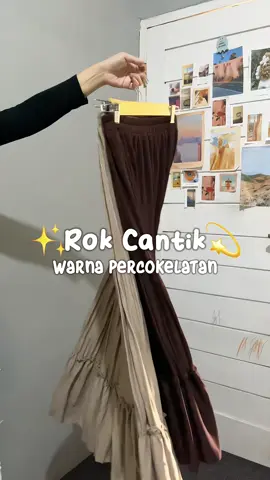 Warnanya emang cakep2 tauuu😍 checkout yang banyak yaa biar dapet harga lebih murah✨ #rokwanita #rokpanjang #rokcantik 