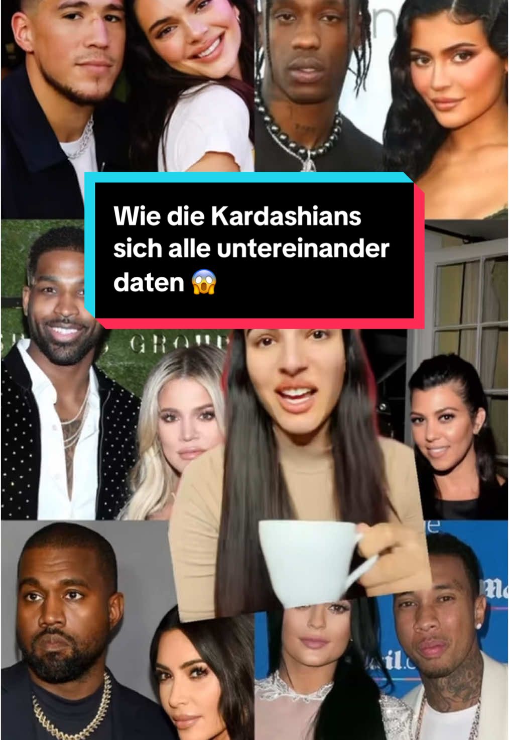 Jeder mit jedem 🫣 Wie die Kardashians sich die Männer untereinander teilen… Hier seht ihr alle Beziehungen der Kardashians / Jenners. #kardashians #kimkardashian #kyliejenner #khloekardashian #kourtneykardashian #kendalljenner #kanyewest #tyga #travisscott #kardashian #sofiarichie 