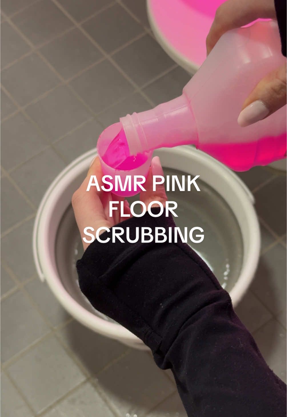 asmr bathroom floor scrub 🌸 this was so therapeutic 💆🏼‍♀️🫧 the products are linked in my bio 🫶🏼 #thepinkstuff brand ambassador 💖 #CleanTok #floorscrub #asmrcleaning #asmrsounds #satisfyingcleans #floorcleaning #bathroomcleaning #cleaningtherapy #relaxing #cleaningmotivation #cleaningproducts 