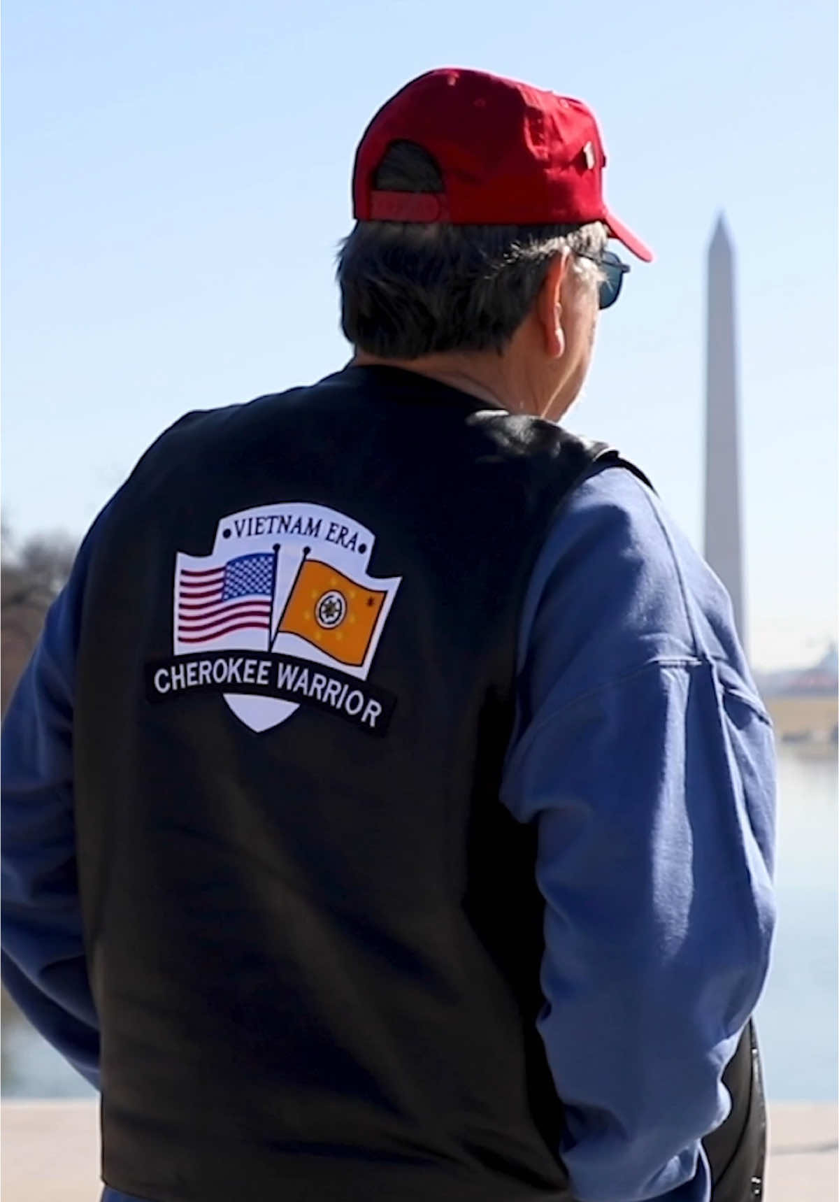 ❝It touched my heart.❞ ❤️  Seven Cherokee veterans who served during the Vietnam War and the Vietnam Era recently traveled with us to Washington, D.C., on the Cherokee Nation’s 12th Warrior Flight.  During the trip, they visited national war memorials that stand as powerful reminders of their courage and sacrifices, like the Vietnam Veterans Memorial. Along the way, these seven brave men shared why the #WarriorFlight is so powerful and what it means to them. #VietnamVeterans #veterans #nativeveteran #nativetiktok 