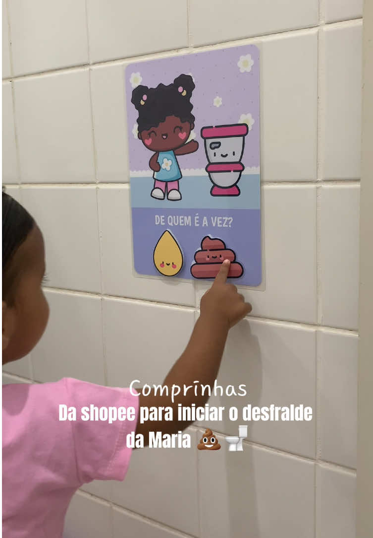 Agora é torcer para que esse desfralde dê certo. Me deem dicas,amigas porque, como mãe de primeira viagem, não sei nada sobre! 👧🏻🚽 #desfralde #shopee #maternidade #maedemenina #foryoupage 