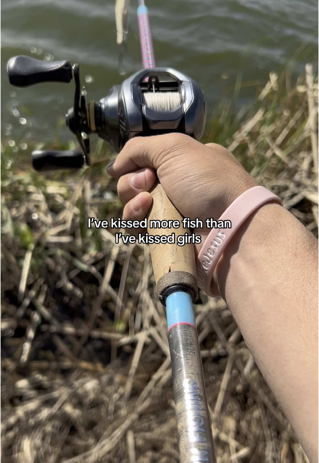 Certified fish kisser. #fishing #fishtok #fup #foryou #fishinglife #fishingtiktoks 