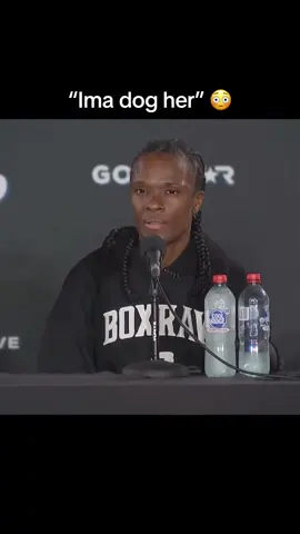 TIARA TALKING HER ISH RN AT THE PRESS CONFERENCE 🔥🔥🔥 @Tiara Brown @OTX @World Boxing Council #NicolsonBrown #otx #boxing 