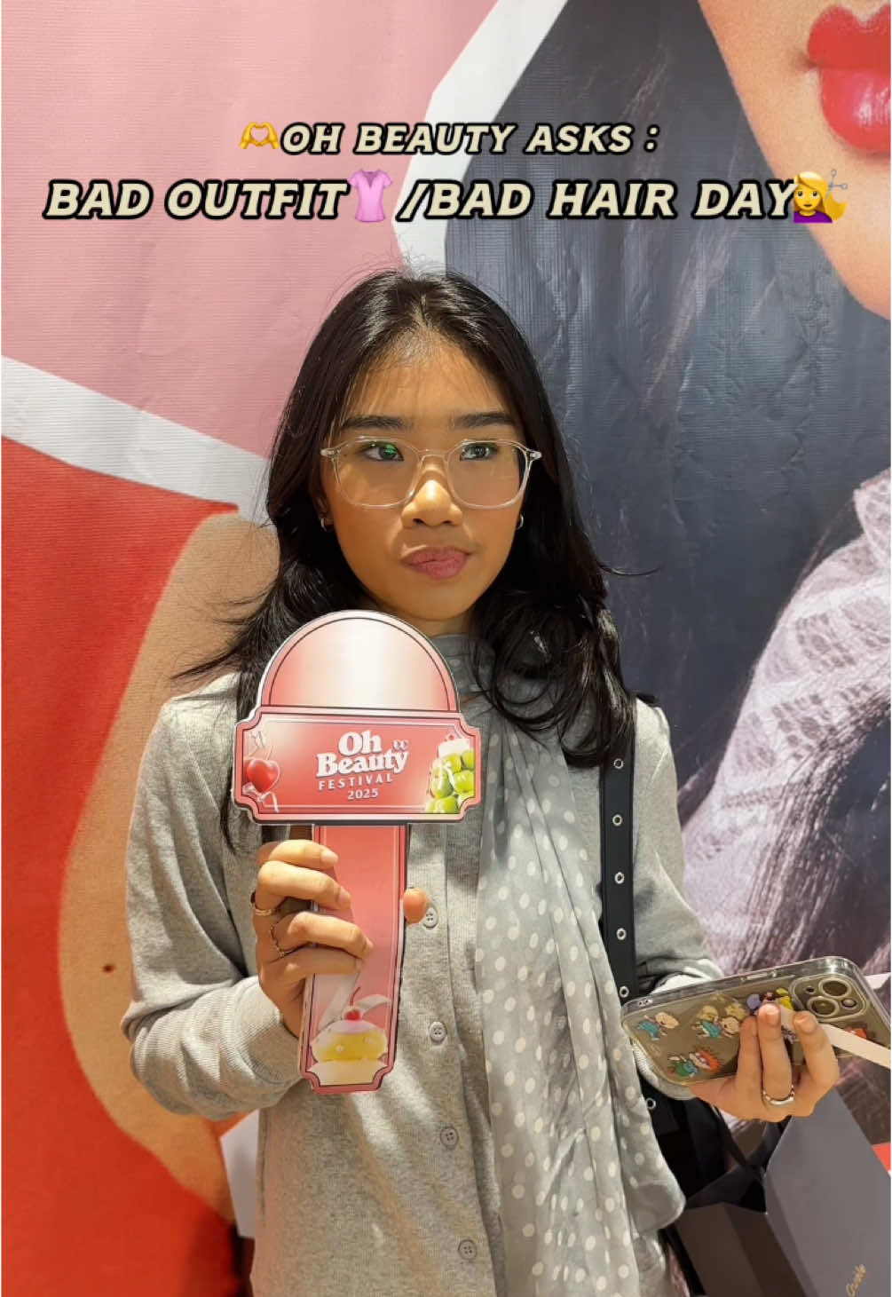 What about you? Bad hair day or bad outfit? Comment down below and don’t forget to come to Oh Beauty Festival! #OhBeautyFestival #OHB2025 #ForYou #BlokM  📍Pasaraya Blok M 📅20-23 March 2025