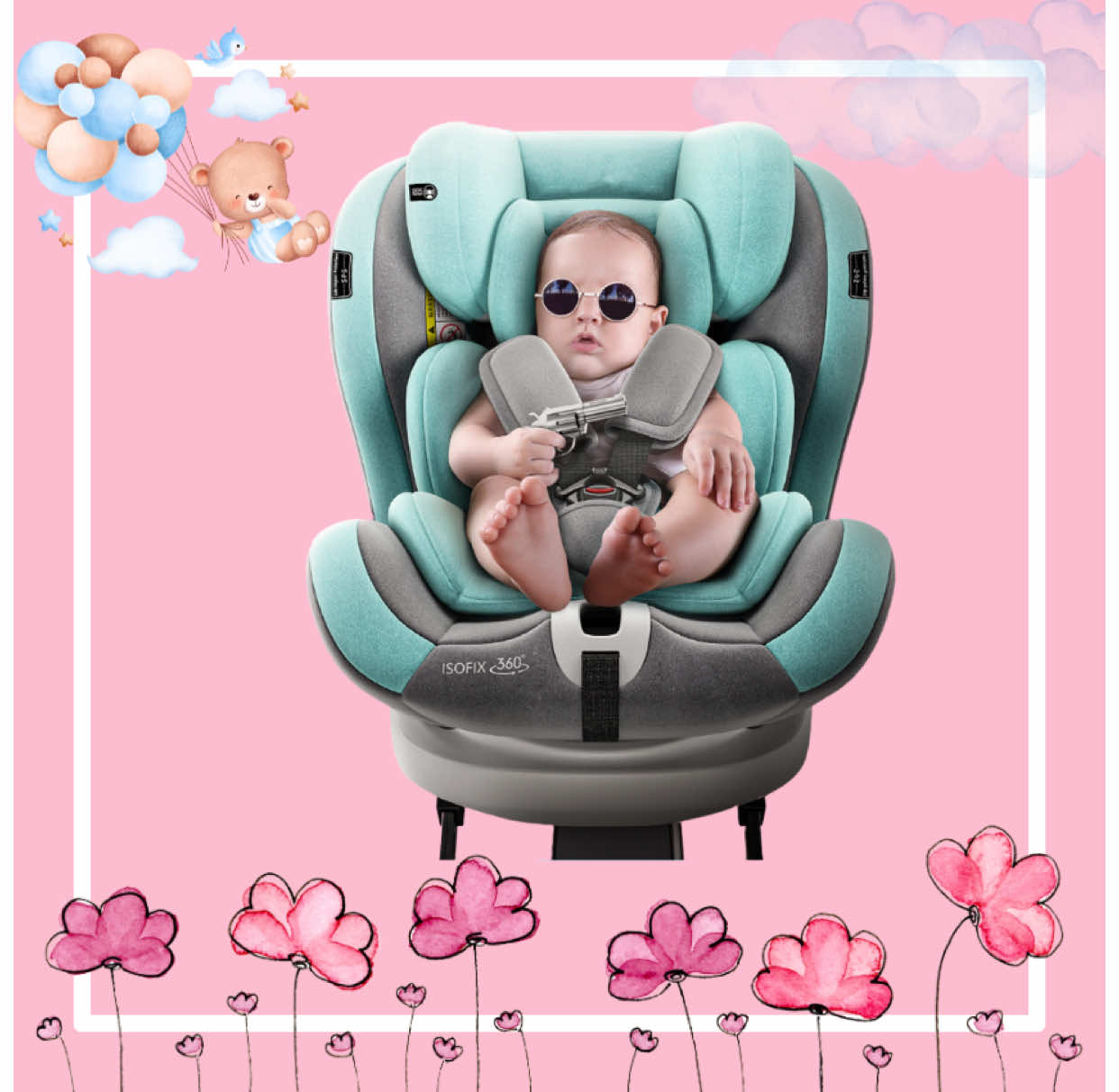 Ghế ngồi oto cho bé ✌️ #ghếngoiotochobe #gheoto #gheotochobe #ghếngoiotochotreem #oto #tiktokshop #ghếantoanchobe 