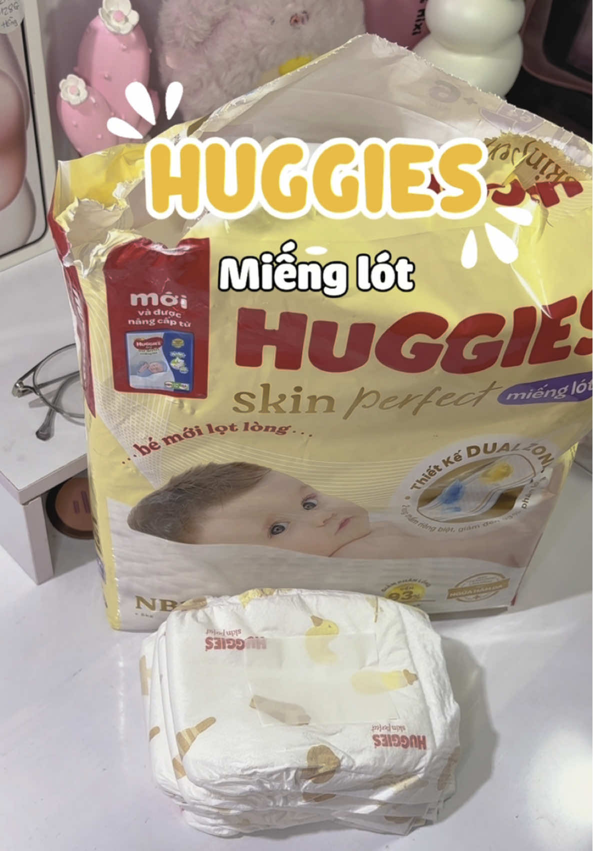 Chân ái của tui nè mấy bà #fyp #huggies #viral #tiktok #review #taembe #bvs #xh 