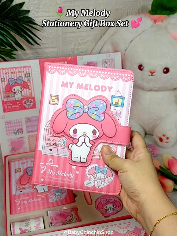 Cutie naman ng My Melody Stationery Gift Box Set nato😍  #melody #mymelody #mymelodynkuromi #kuromi #sanrio #mymelodynotebook #stationeryset #stationery #journal #notebook #pink #cute #kawaii #sanriostationery #sanrionotebook  #gift #giftset #giftideas #trending #fyp #foryoupage 