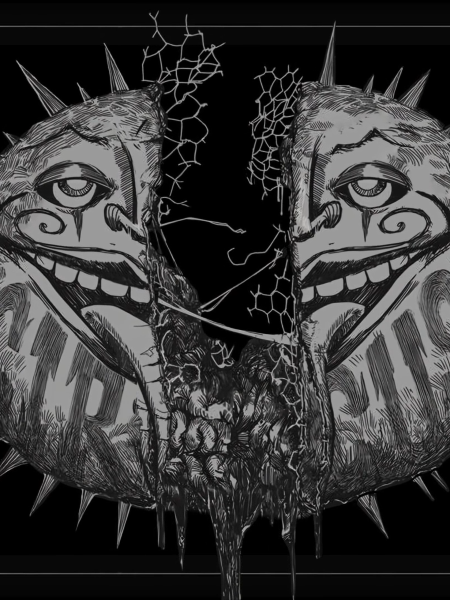 This animated work is inspired by the album cover of the theme song for the 