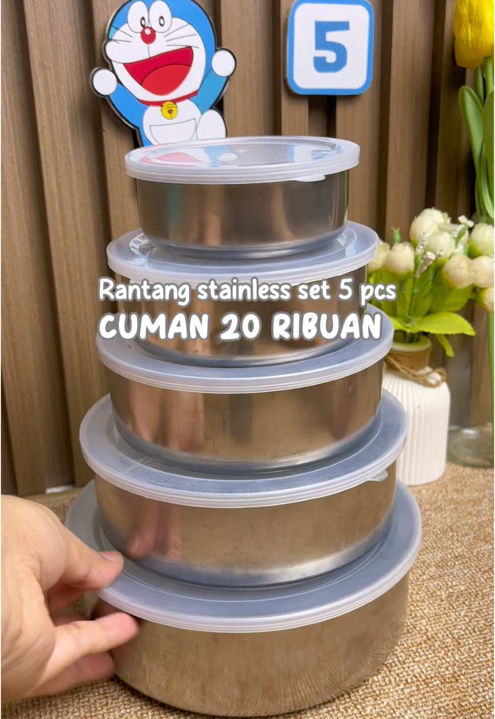 Rantang stainless murah  #rantang #rantangstainless #rantangstainless5susun #rantangstainles #rantangstainlesssteel #foodcontainer #wadahpenyimpananserbaguna #boxpenyimpanan #fyp #fypage #fyppppppppppppppppppppppp #gaknyeselbeliini✅ #viral #murahbanget 