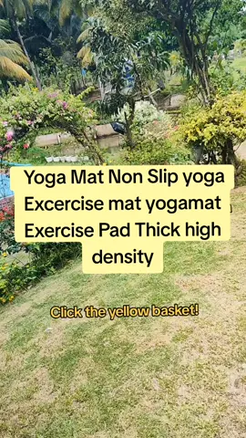 Star Shop Yoga Mat Non Slip yoga Excercise mat yogamat Exercise Pad Thick high density P115.00-149.00 #healthyliving #yoga #mat  #clicktheyellowbasket #affordable #affiliate 