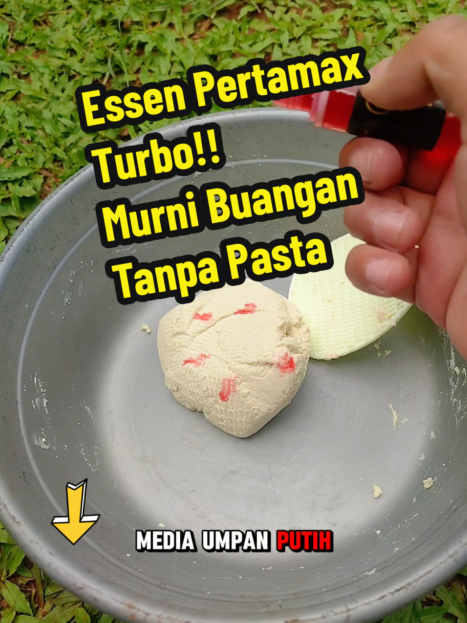 Essen Pertamax Turbo, murni buangan tanpa pasta #mancingikanmas #essenikan #essenikanmas #mancing 
