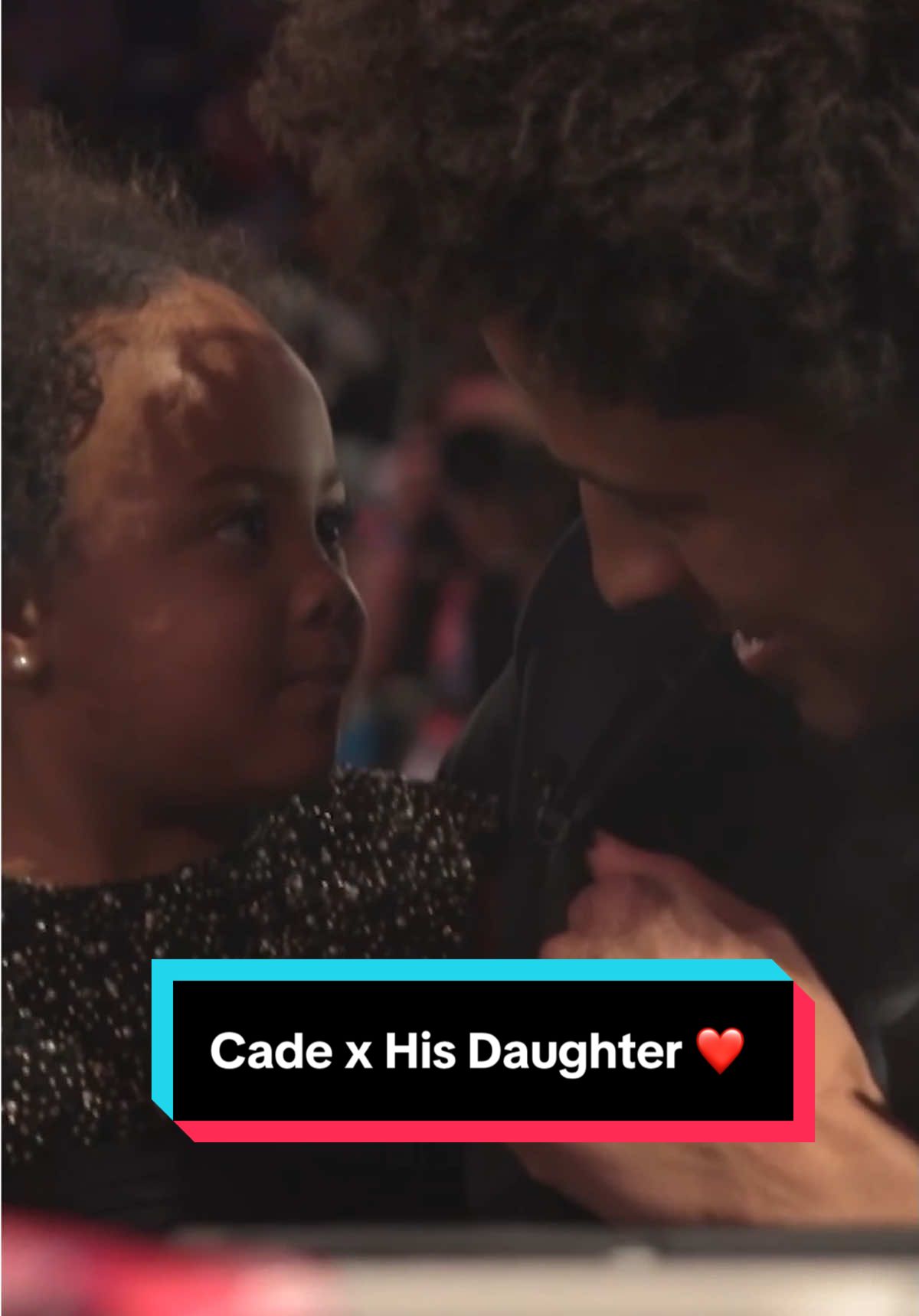 A sweet mic’d up moment between Cade Cunningham and his daughter at the 2021 NBA Draft ❤️ #NBA #Basketball #CadeCunningham #DetroitPistons 