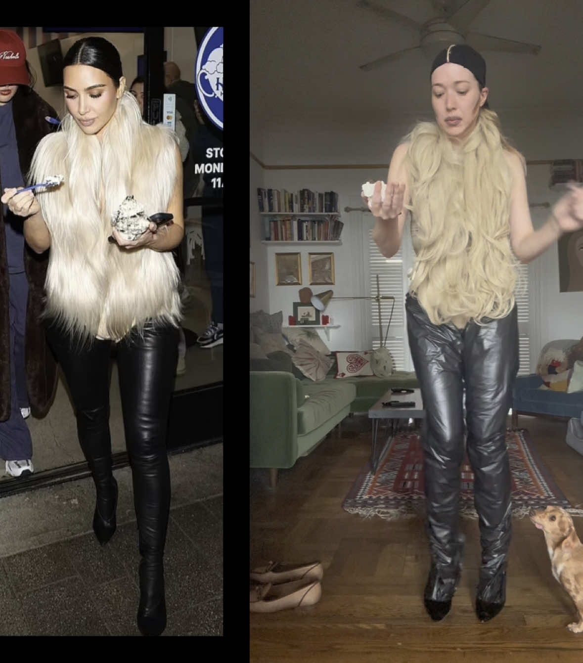 #kimkardashian #icecream #fashion #keepingupwiththekardashians 