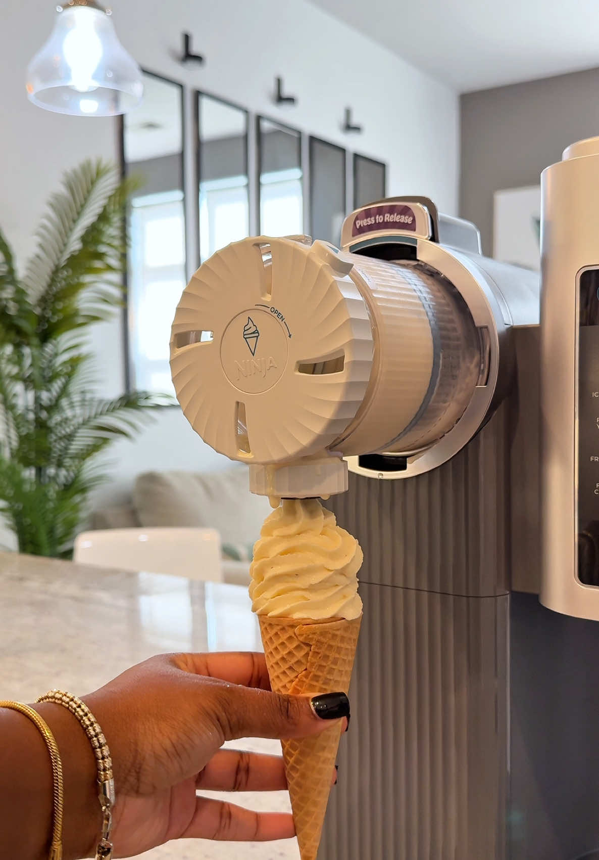 Ninja Kitchen is at it again with another fun kitchen appliance that I am so obsessed with! I made caramel/white chocolate soft-served ice cream using the Ninja Swirl and it’s a solid 10/10.  Ingredients: 1 cup whole milk 3/4 cup heavy cream 1/3 cup caramel and white chocolate syrup (approx half and half)  1 tbsp vanilla jello powder 1 tsp vanilla extract  #ninjaswirl #ninjacreami #icecream #recipes #ninjakitchen #kitchengadgets 