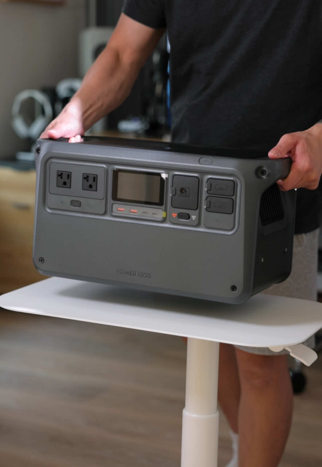The @DJI Official Portable Power Station is a beast! 🔋⚡️ There are so many ways I can use the Power 1000 - back up my home network, computer or even use it to power my studio lights. And the two 140W USB-C ports means you can charge 2 power hungry laptops simultaneously. Plus, with the optional Power Dongle - you can remotely monitor and control the power station via Bluetooth or Wi-Fi. What would you use the DJI Power 1000 for? #DJI #PortablePowerStation #SolarGenerator #DJIPower1000