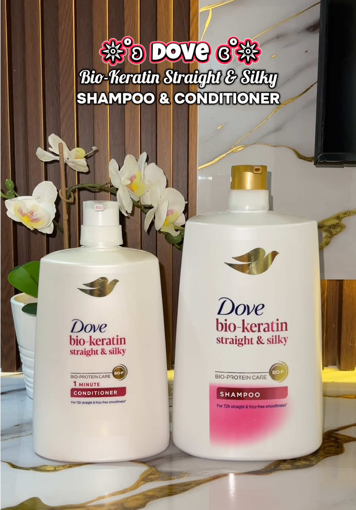 The best Combo 💯 My No. 1 Favorite Hair Shampoo & Conditioner from Dove ❤️ @Unilever Beauty PH #dovebiokeratin #dove1minuteconditioner #doveshampoo 