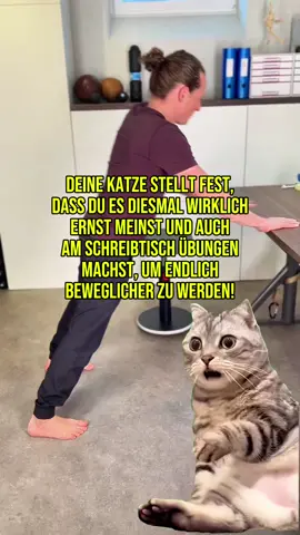KOMMENTIERE PAUSE und ich sende dir mein kostenloses Mitmach-Video für eine aktive Pause am Arbeitsplatz – mit 12 gezielten Übungen, die Rückenschmerzen und Verspannungen effektiv lösen! 💪 Das ist genau das Richtige für dich, wenn du spürst, dass es Zeit ist, wirklich etwas zu verändern. Schluss mit dem ewigen Sitzen und der steifen Haltung – lass uns gemeinsam Bewegung in deinen Tag bringen! Diese Übungen sind leicht, aber wirkungsvoll. Sie helfen dir, deine Beweglichkeit zurückzugewinnen, deinen Rücken zu entlasten und dich insgesamt energiegeladener zu fühlen. Und hey, vielleicht wird sogar deine Katze erstaunt sein, wie geschmeidig du plötzlich in den Tag startest. 😺 KOMMENTIERE PAUSE und erlebe, wie eine aktive Auszeit deinen gesamten Arbeitstag verändert. Starte jetzt, tu dir etwas Gutes – und mach sogar deine Katze stolz! 🚀 #hometraining #trainingzuhause #HomeWorkout #NoGymNoProblem #BodyweightTraining #HomeFitness