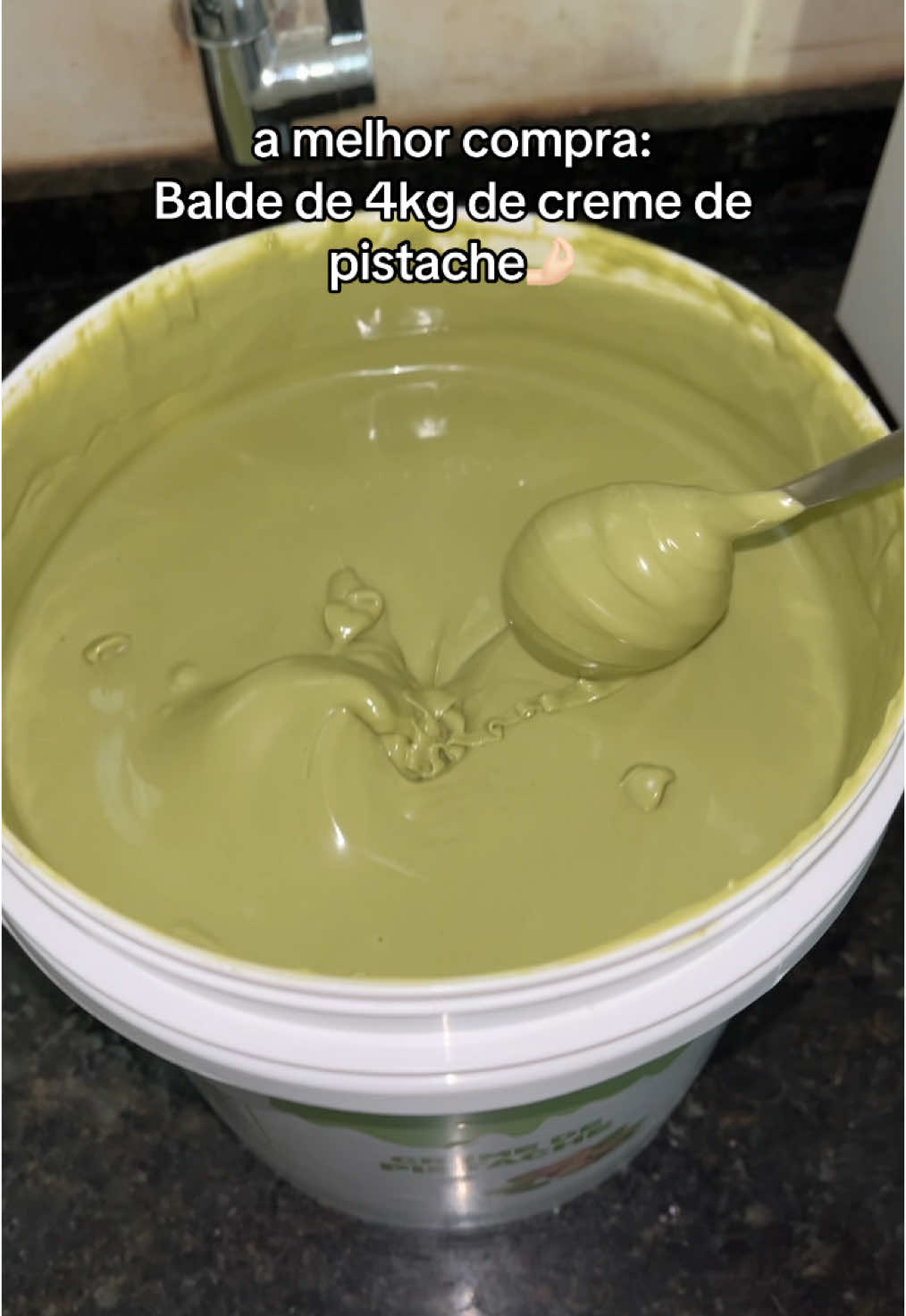 Aquele creme de pistache que a gente ama, super saboroso😍 #pistachio #cremedepistache #receitas #cosmos #compras 