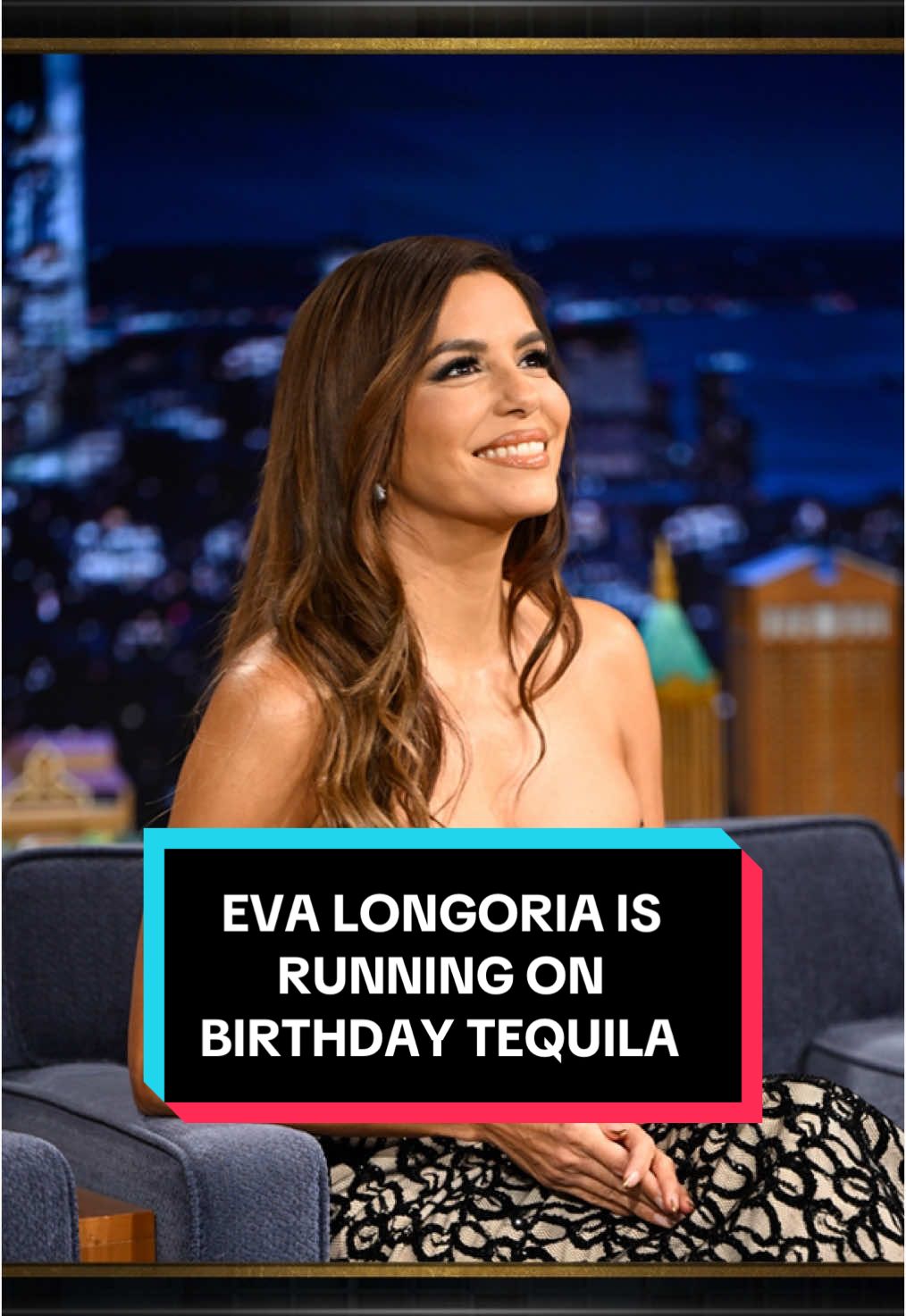 @Eva Longoria is running on birthday tequila 🤣 #FallonTonight #TonightShow #EvaLongoria #JimmyFallon 
